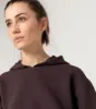 Picture of Women's Textured Yoga Hoodie Blackberry/Kalahari