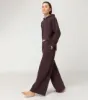 Picture of Women's Textured Yoga Hoodie Blackberry/Kalahari