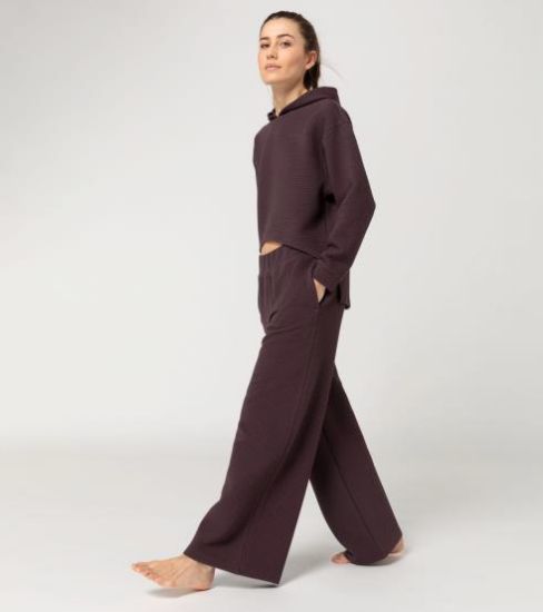 Picture of Textured HW Yoga Pants - Blackberry/Kalahari