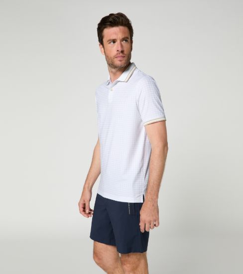 Picture of Men's Golf Polo-Shirt - White