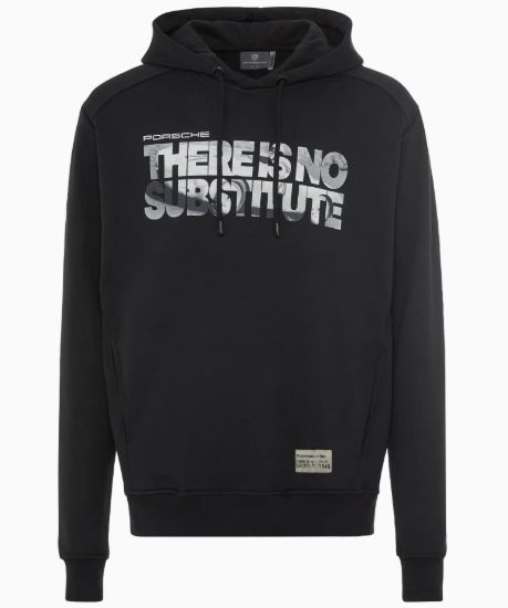 Picture of Unisex 'There Is No Substitute' Hoodie in Black