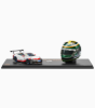 Picture of Porsche 911 GT3 Cup and Michael Fassbender Helmet 1:43 – Limited Edition